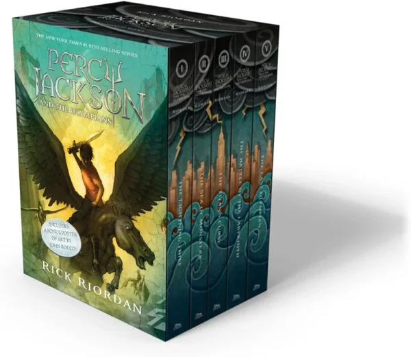 Percy Jackson and the Olympians 5 Book Paperback Boxed Set